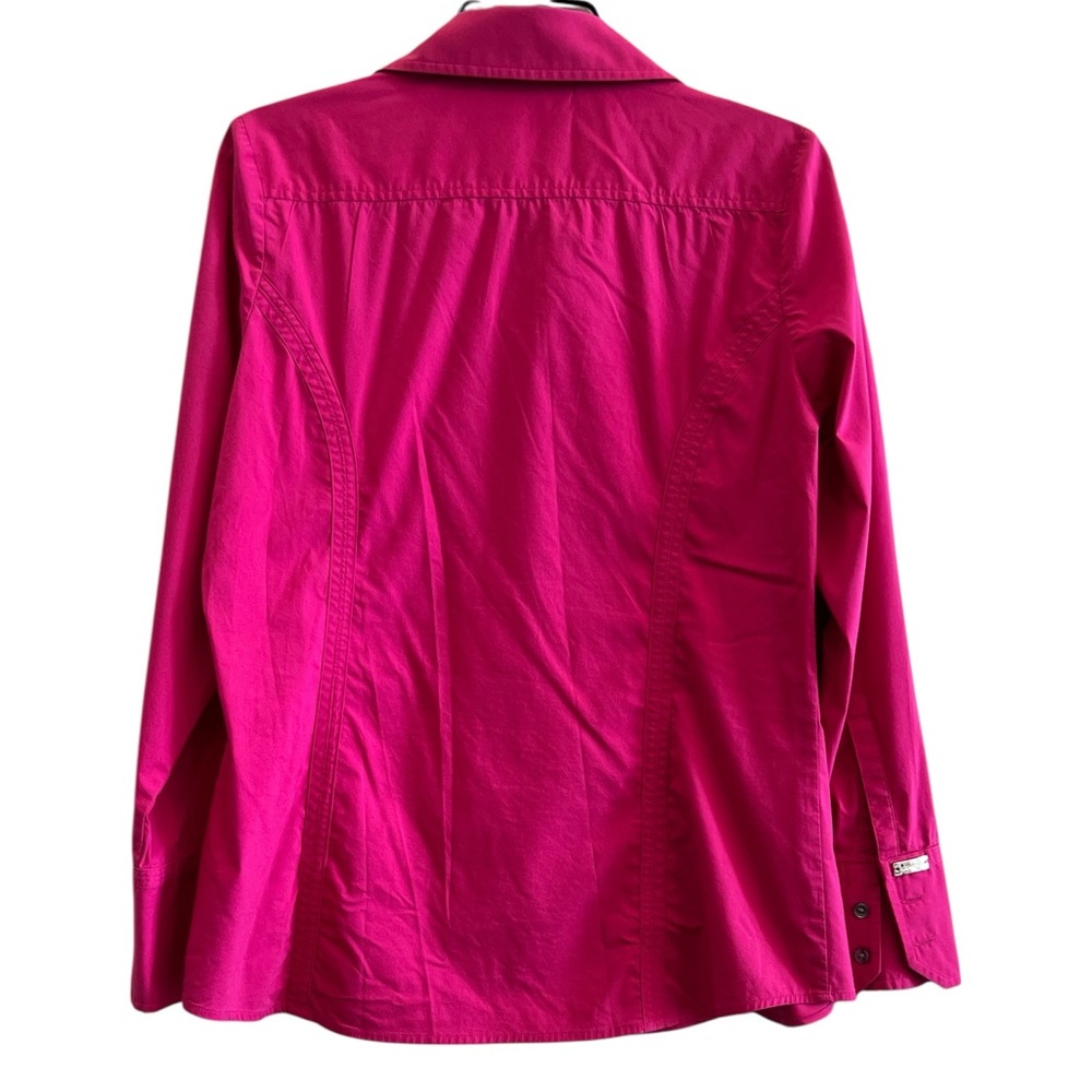 Express Essential Stretch Fuchsia Button-Down Shi… - image 2